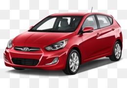 Hyundai accent на белом фоне