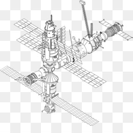 Как нарисовать космическую станцию
