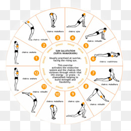 Surya Namaskar Skachat Besplatno Surya Namaskara Namaste Yoga Exercise Joga