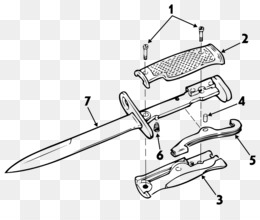 Нож m9 чертеж