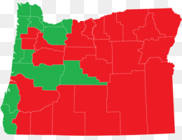 Карта штата орегон