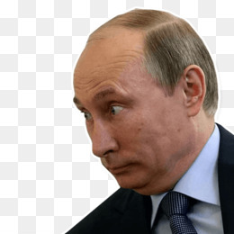 Путин на зеленом фоне в полный рост