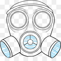 Противогаз рисунок для детей